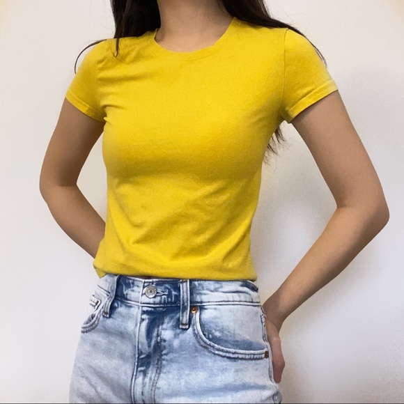 TNA Aritiza yellow baby t shirt - Picture 1 of 2